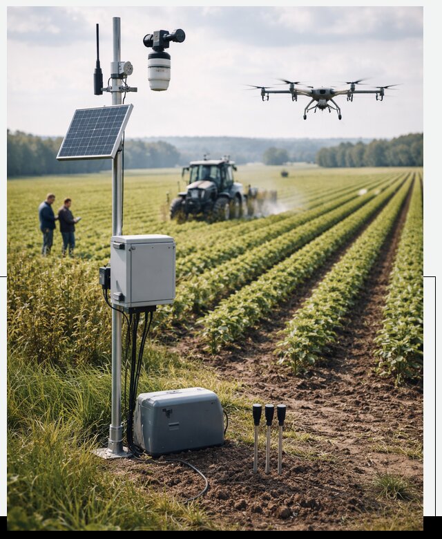 Разработка IoT мониторинга полей в Ломоносове от 8708 р. | АвикейЛмн